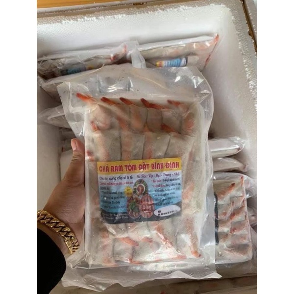 1 KG CHẢ RAM TÔM ĐẤT SIZE TO - ĐẶC SẢN BÌNH ĐỊNH