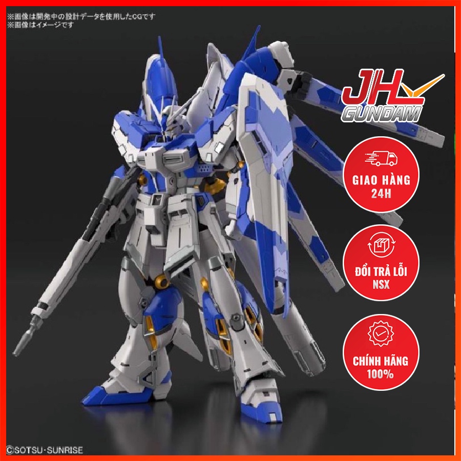 Mô hình lắp ráp RG 1/144 Hi Nu, Hinu GUNDAM, Bandai, chính hãng Nhật Bản