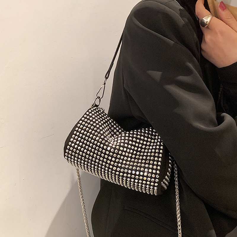 Túi đeo chéo IELGY đính đá thời trang dành cho nữ