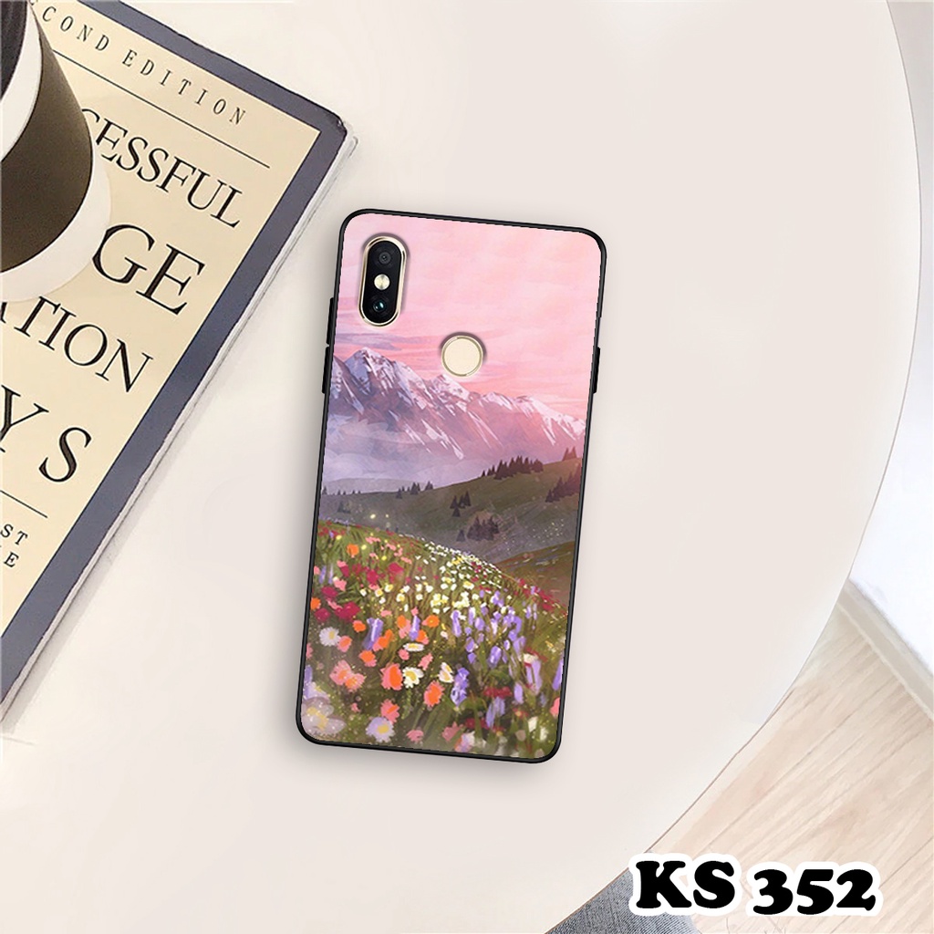 Ốp lưng Xiaomi Redmi Note 6 - Redmi Note 6 Pro - Ốp Xiaomi in hình Cánh đồng hoa - Chất liệu TPU siêu bền