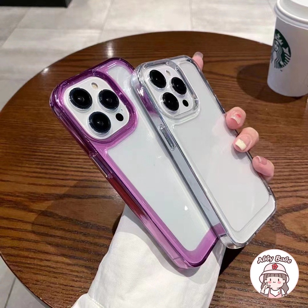 Ốp Điện Thoại Acrylic Trong Suốt Chống Mồ Hôi Cho Iphone 14 Pro Max 11 7Plus 13 12 11 Pro Max X XS 12 13 XR