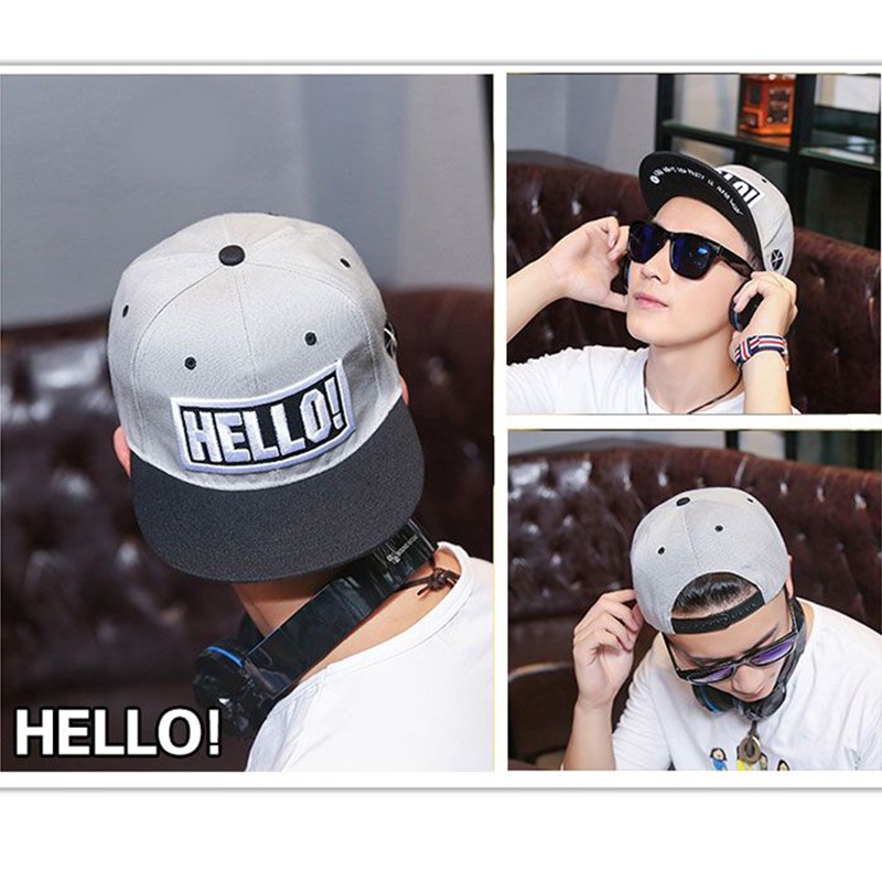 Mũ Lưỡi Trai Cứng Vành Phẳng Phong Cách Hip Hop Hàn Quốc Thời Trang Cho Nam Và Nữ