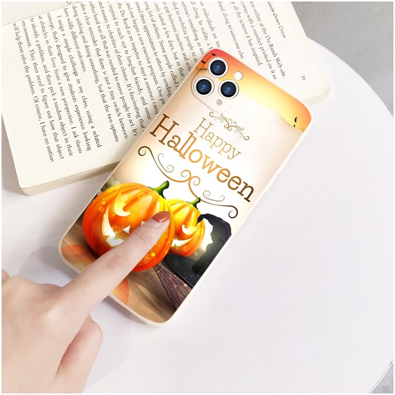Ốp lưng iphone bí ngô ma mị Halloween cạnh vuông 11/12/13/pro/max/plus/promax/6/6plus/6s/6splus/7/7plus/8/8plus/x/xr/xs