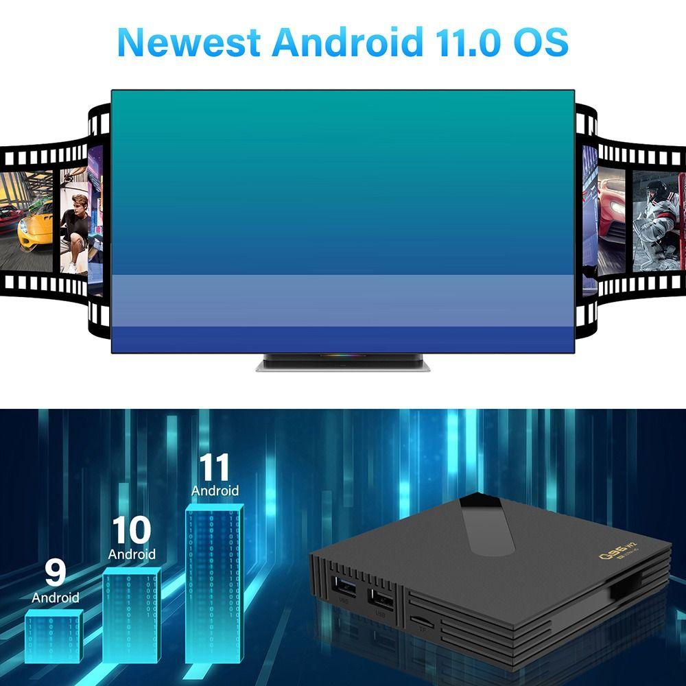 PEARLVN Hộp TV Box Thông Minh Q96 L2 Lõi Tứ 4K HDR Bluetooth Amlogic S905
