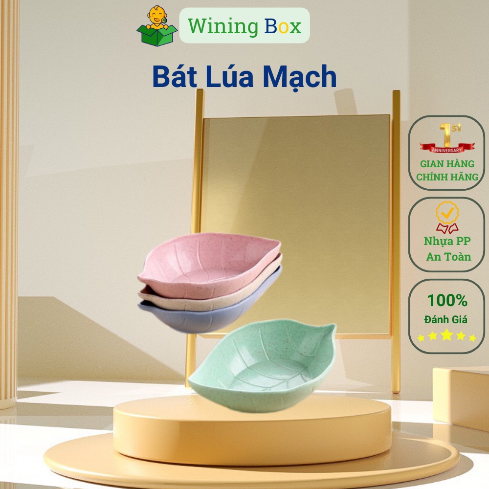 Chén Đựng Nước Chấm Gia Vị Chén Cho Bé Ăn Dặm Làm Từ Lúa Mạch Winingbox