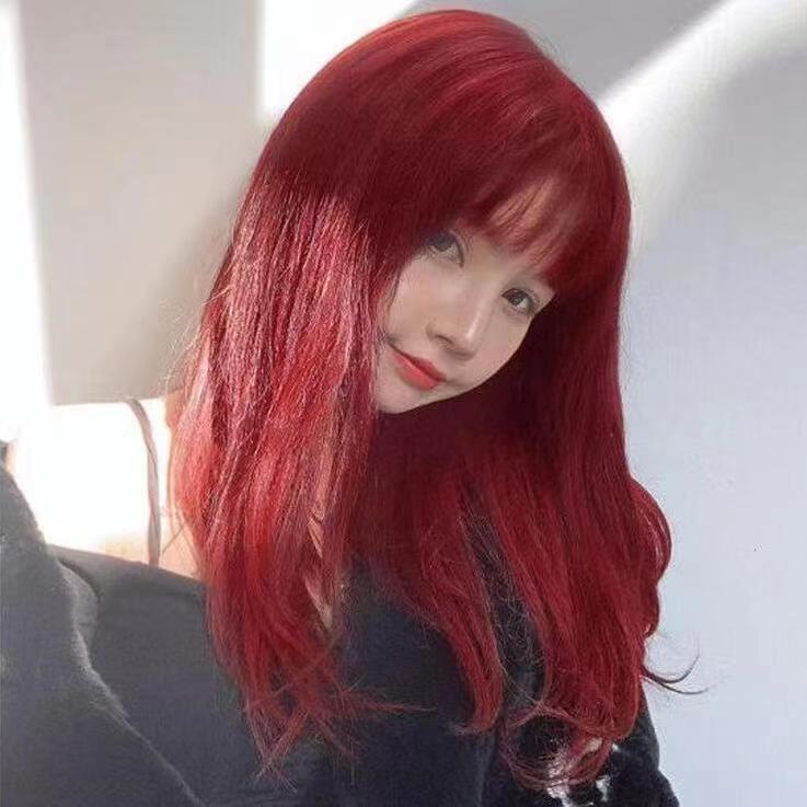 Tóc Giả Thẳng Dài Ngang Vai Màu Đen / Nâu Phong Cách Lolita Cho Nữ