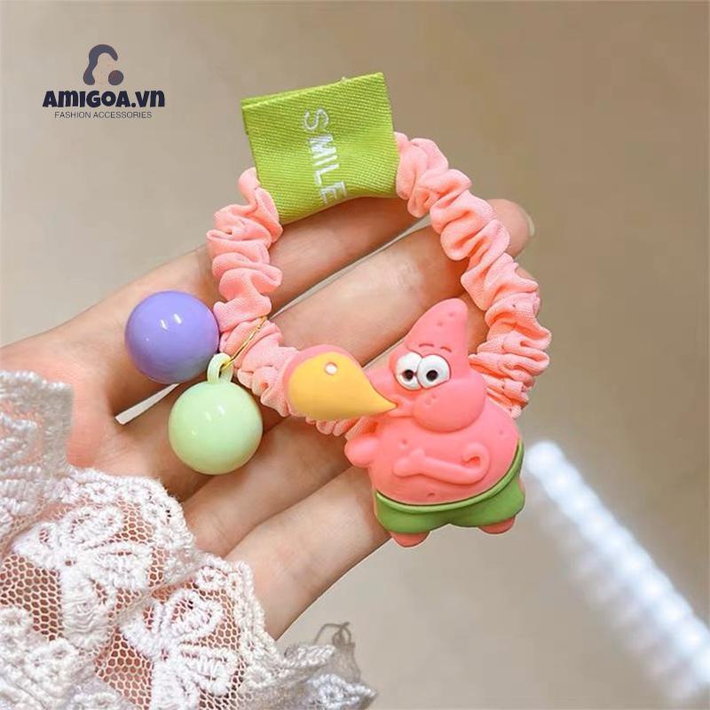 ✨✨Dây Cột Tóc Hình Búp Bê Patrick / Patrick / Ngôi Sao Hoạt Hình Dễ Thương