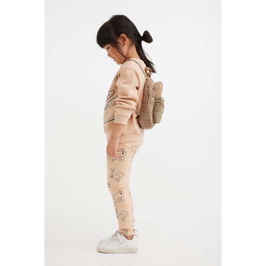 Leggings thỏ lót nỉ dày dặn, có cúc chỉnh cạp, Hờ mờ UK săn SALE
