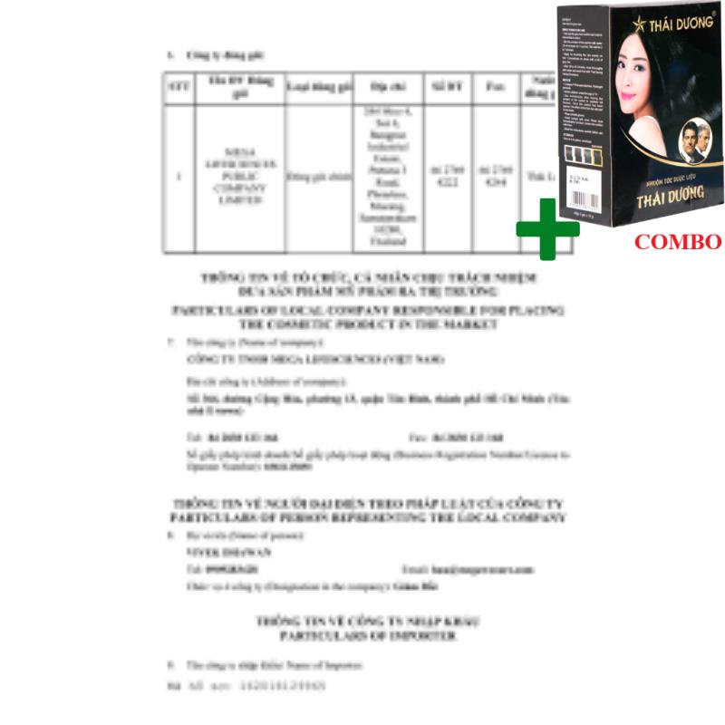 Combo Gội Là Đen Thái Dương+ Serum dưỡng tóc NNO hair hộp 3 vỉ x 5 viên