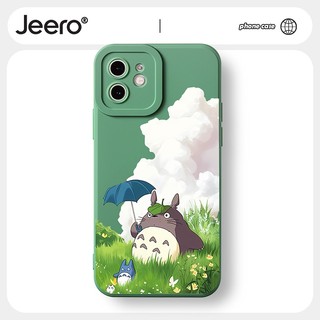 Ốp lưng JEERO hoạt hình dễ thương đẹp ngầu mềm Cho iPhone 13 12 11 Pro Max SE 2020 X XR XS 8 7 ip 6S 6 Plus kute HFF1775