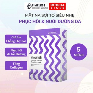 Hộp Mặt Nạ Sợi Tơ Siêu Nhẹ Phục Hồi và Nuôi Dưỡng Da Giàu Squalane Timeless Truth Mask
