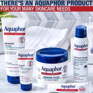 Kem Dưỡng Ẩm dành cho da khô, Nứt Nẻ Aquaphor Healing Ointment Advanced Therapy 10g, 50g, 396g USA