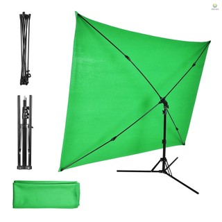 Phông nền chụp ảnh hình chữ thập 2x1.5m / 6.5x4.9ft có giá đỡ ba chân cho studio