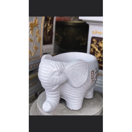 Khuôn đúc chậu con voi : khuôn đúc chậu cảnh nhựa ABS