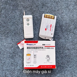 Công tắc điều khiển từ xa 1km 220V Honest dùng cho máy bơm tưới,máy rửa xe..