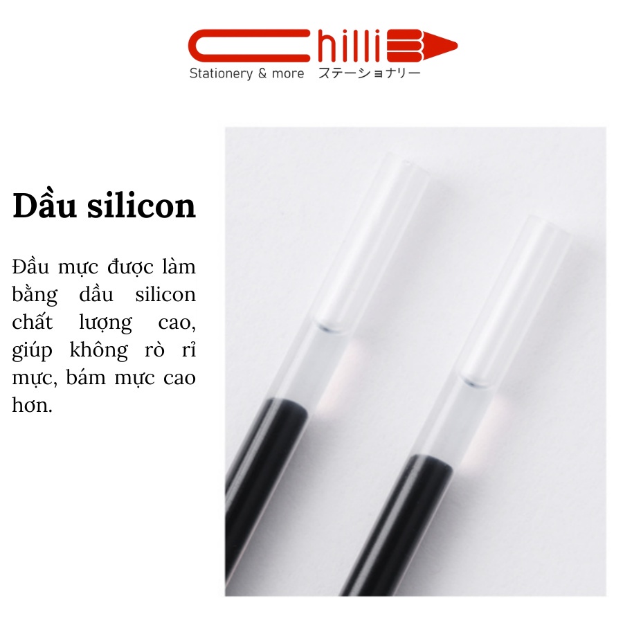 Ngòi Thay Thế Bút Gel Beifa Ngòi 0.5mm 0.38mm 3 Màu Tiện Lợi