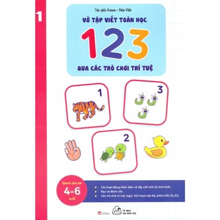 Sách - Vở Tập Viết Toán Học Qua Các Trò Chơi Trí Tuệ 1