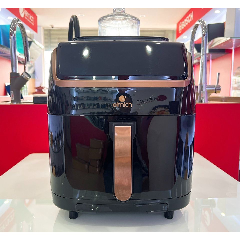 Nồi chiên không dầu hơi nước Elmich AFE-3945, 7L, Đen