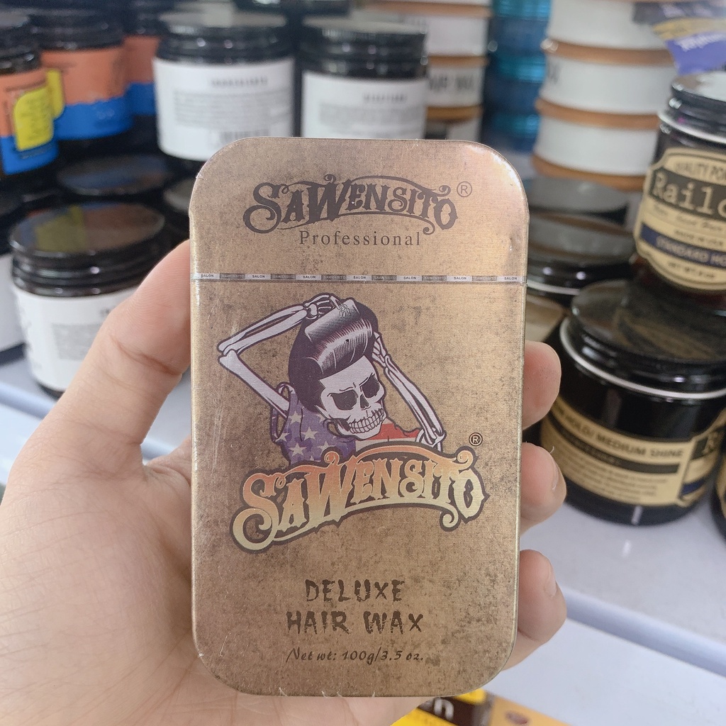 _SÁP TẠO KIỂU MÙI THƠM NHẸ  SAWENSITO  WOLF POMADE 100G