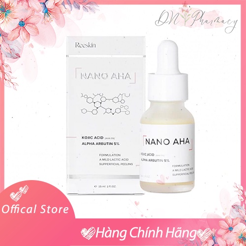 Serum NANO AHA 15ml - Khử Thâm Hiệu Quả Sau 2 Tuần