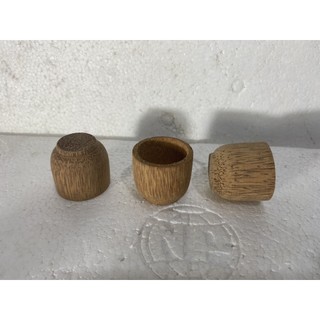 LY RƯỢU MÀI THÔ GỖ DỪA - CỐC UỐNG TRÀ