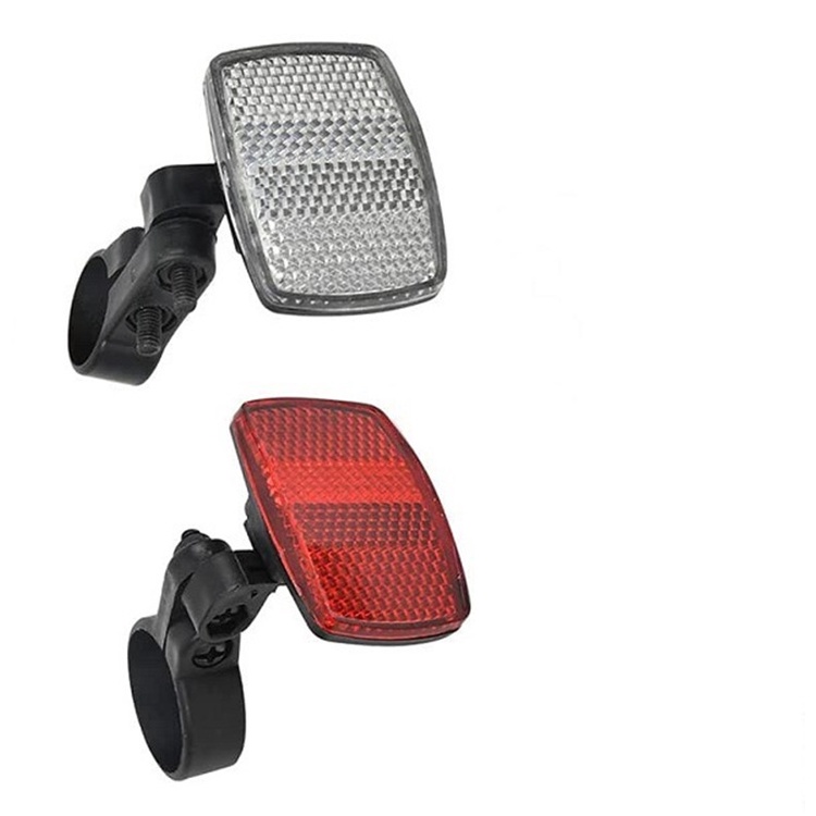 Combo 2 miếng phản quang vuông gắn trước sau xe đạp