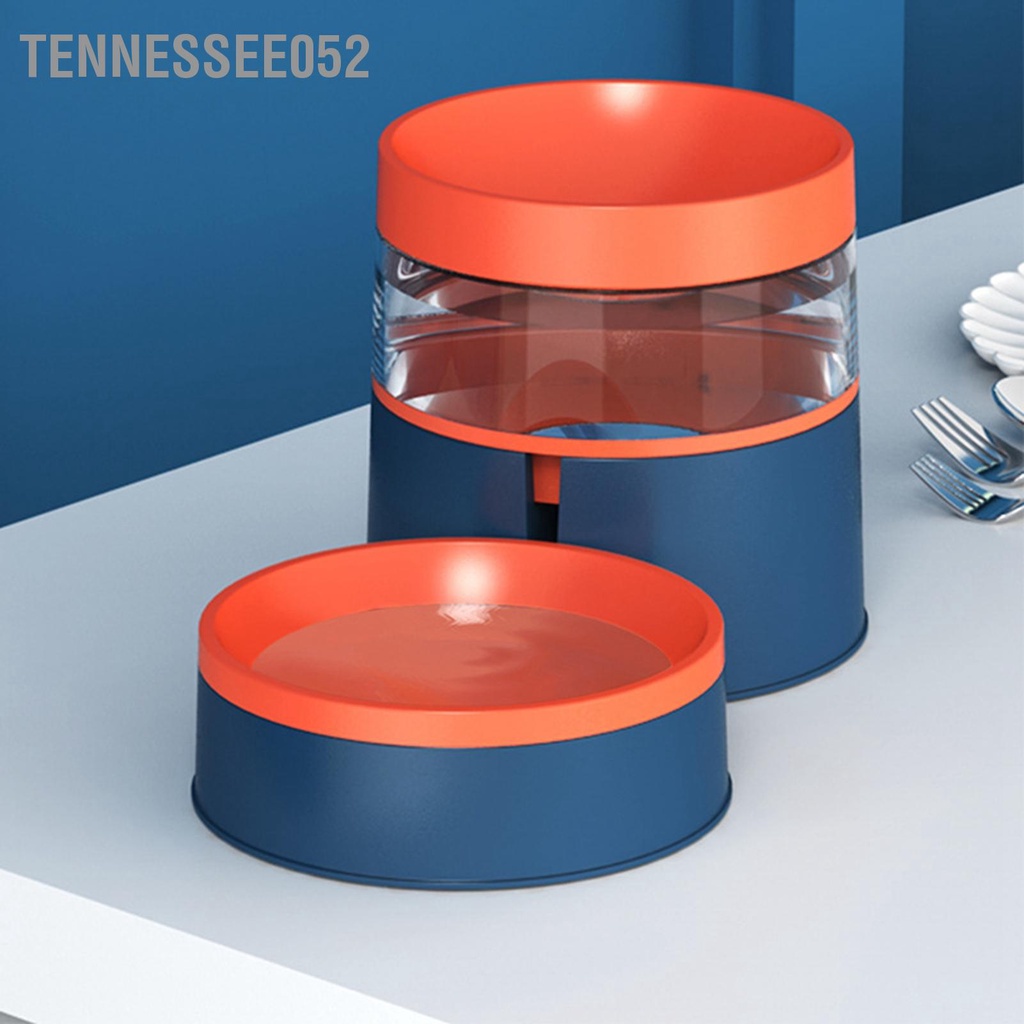 [Hàng HOT] Bát ăn chó mèo tự động - Bát nước uống tự động cho thú cưng 2 trong 1 nâng cao Bảo vệ cổ【Tennessee052】