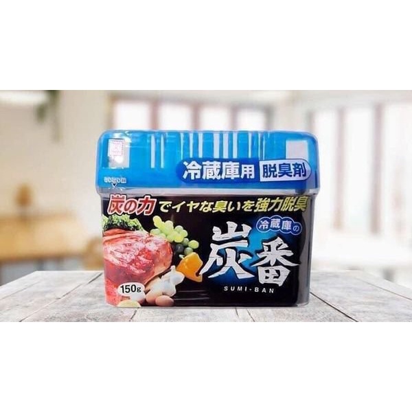 Hộp khử mùi tủ lạnh than hoạt tính Nhật Bản 150g