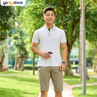 Áo thun nam có cổ áo polo nam YODY chất Coolmax La.coste nam chính hãng - APM3519