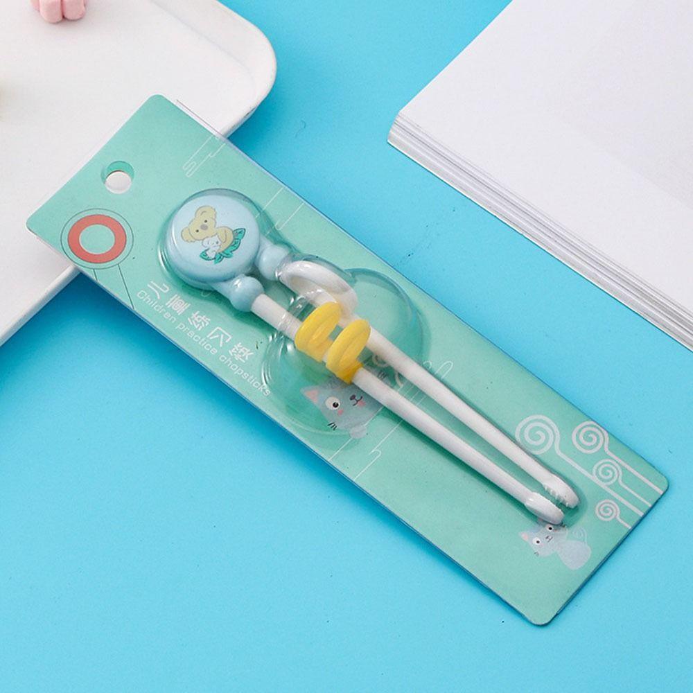 Mmluck Muỗng Đũa Tập Ăn Di Động Hình Thú Hoạt Hình Có Thể Tái Sử Dụng Làm Quà Tặng Cho Bé Học Tập Ăn Nhẹ Nhàng