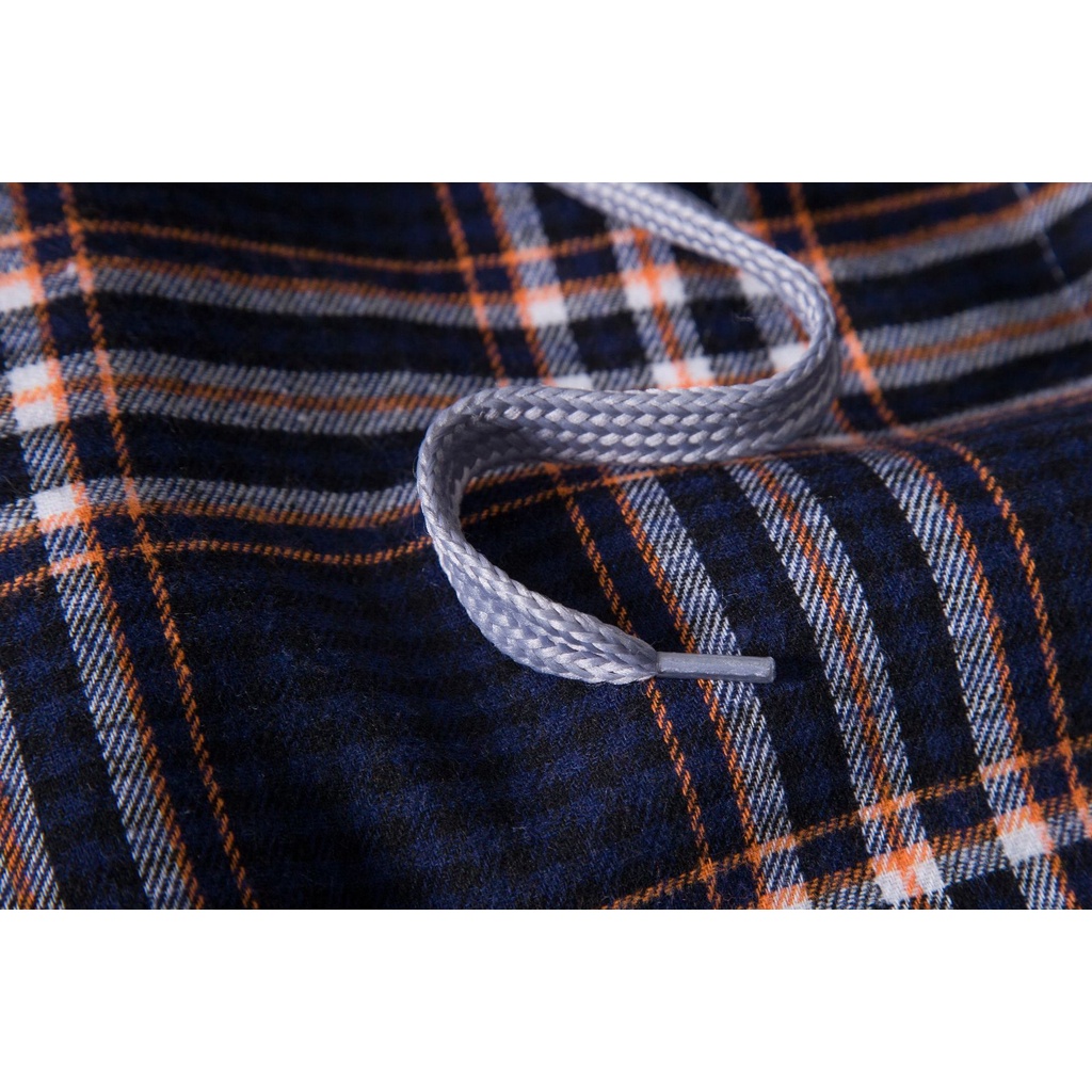 Áo Khoác Sơ Mi Nam Tay Dài Có Nón Phối Túi Họa Tiết Caro Thời Trang Thu Đông 2022