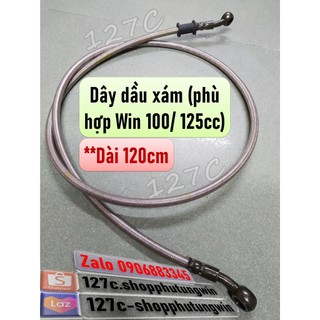 Dây dầu xám phù hợp phanh đĩa win 100/ 125cc