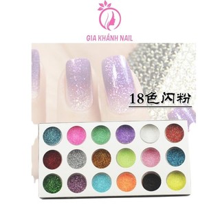 Nhũ rắc trang trí (set 18 ô)