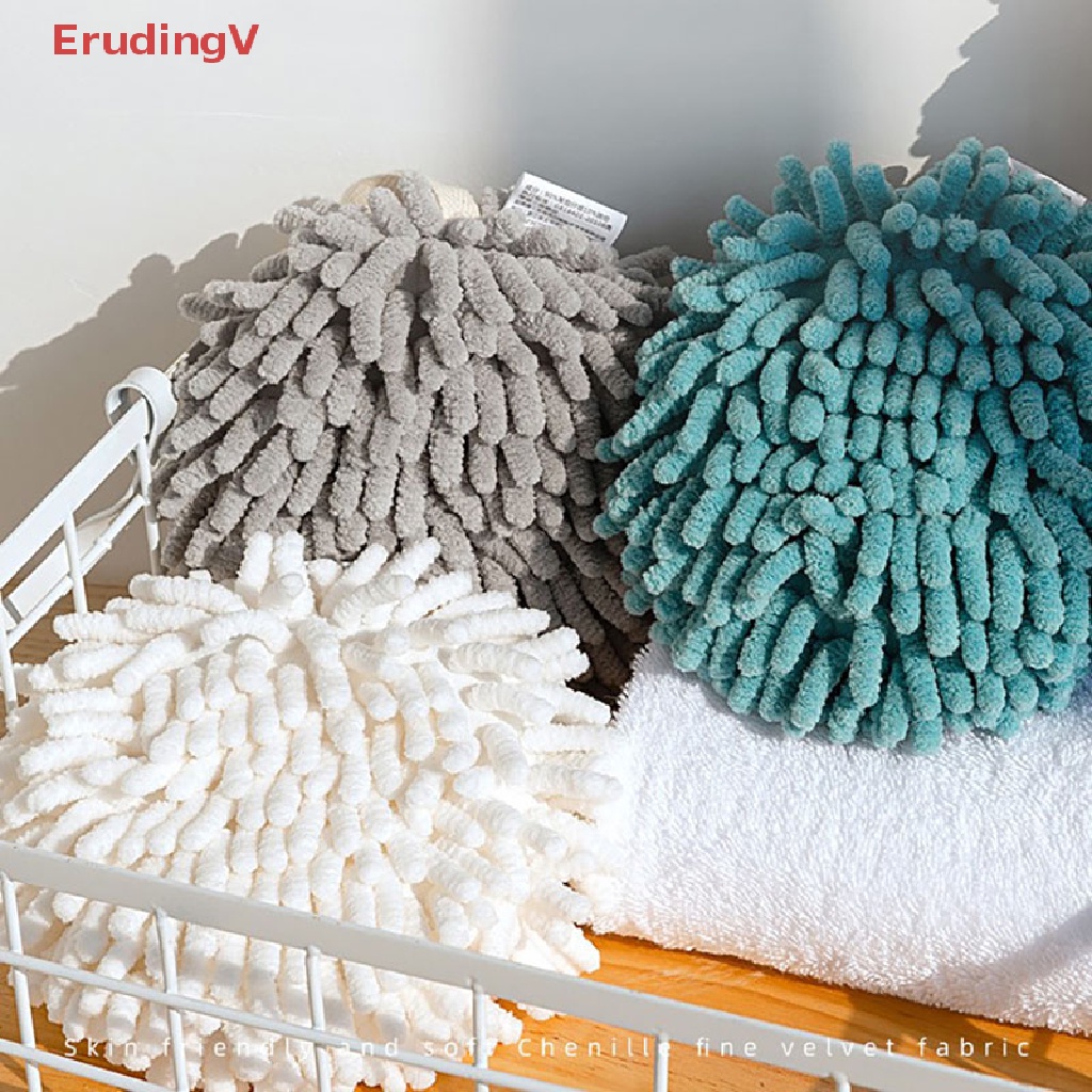 [ErudingV] Khăn Lau Tay Bằng Sợi Nhỏ Mềm Mại Siêu Thấm Hút Nhanh Khô [Mới]