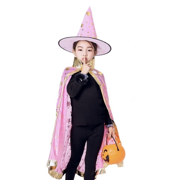 Áo choàng + mũ Halloween