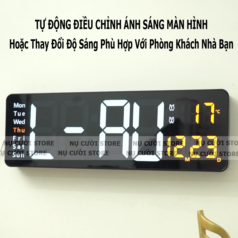 Đồng Hồ Treo Tường Điện Tử; Đồng Hồ Led Decor Để Bàn; Đồng Hồ Báo Thức; Setup Bàn Làm Việc