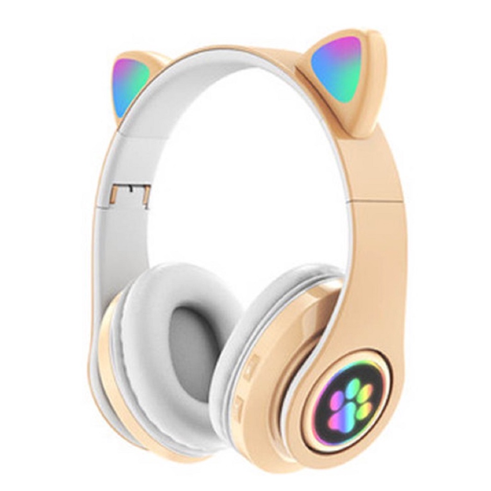 Tai Nghe Không Dây Kết Nối Bluetooth P47, Tai nghe mèo P47, mèo B39, Có Khe Cắm Thẻ Nhớ