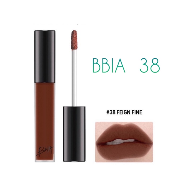Son Bbia Last Velvet Lip Tint Version 8 Feign Fine 38 – Màu Nâu Chocolate