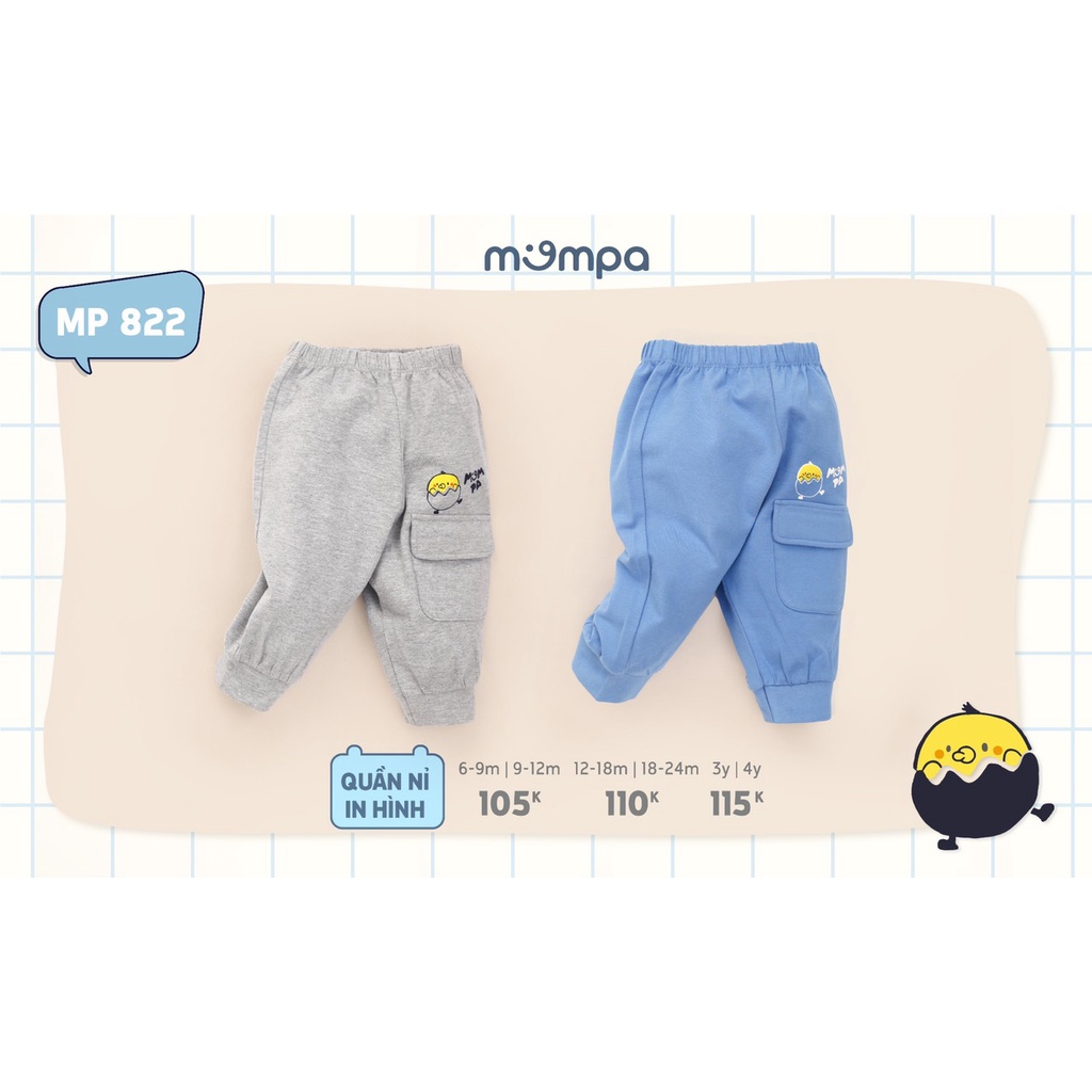 🌶 🌶 🌶 ( MOMPA)Quần dài Mompa cho bé chất cotton thun co giãn cho bé 6 tháng - 4 tuổi