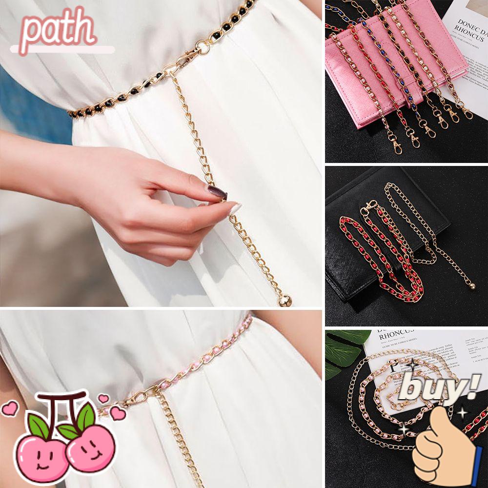 Thắt Lưng Chuỗi Hạt Mỏng Thời Trang Dự Tiệc Cho Nữ