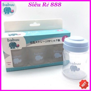 ⚡ Bình trữ sữa tiệt trùng Babuu 120ml - Nhật Bản