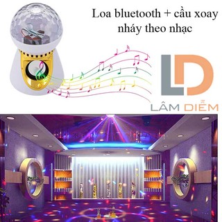 LOA BLUETOOTH KẾT HỢP CẦU XOAY ĐÈN SÂN KHẤU NHÁY THEO NHẠC CQ2