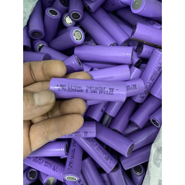 pin 18650 dung lượng 2200mAh cũ