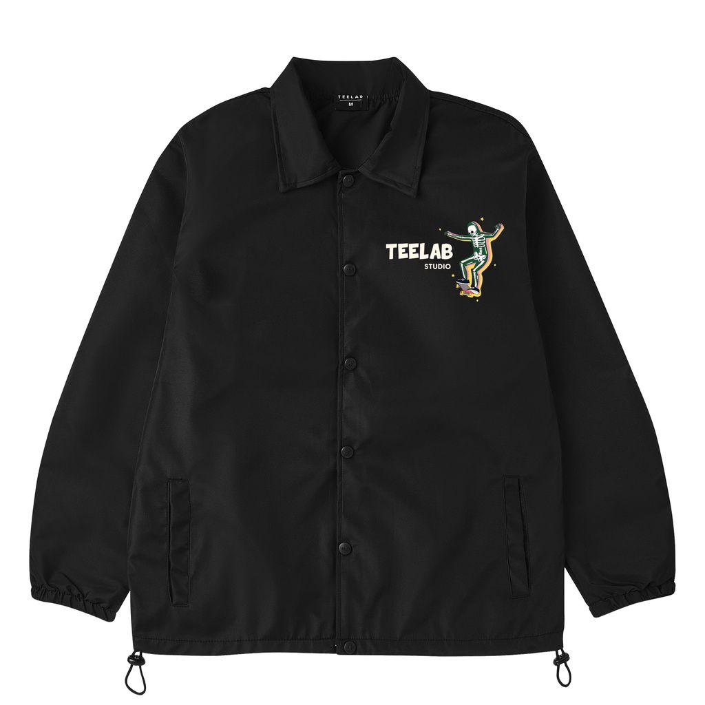 Áo Khoác Unisex Teelab Skeleton Skateboarding AK051