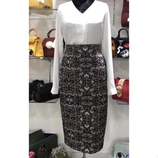 [thanh lý] Chân váy công sở zara, chân váy bút chì dáng dài họa tiết sang trọng