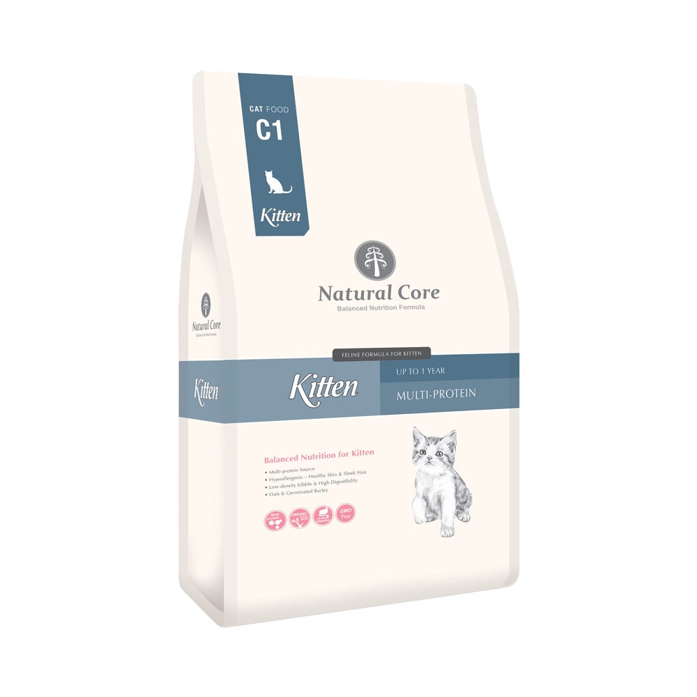 Hạt Cho Mèo Natural Core Kitten 400g, 2kg