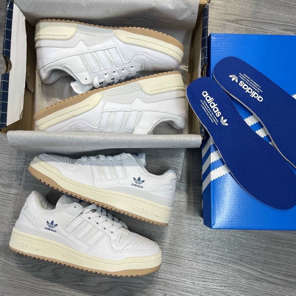 GIÀY SNEKER adidas forum nam nữ cao cấp quảng châu full box màu trắn