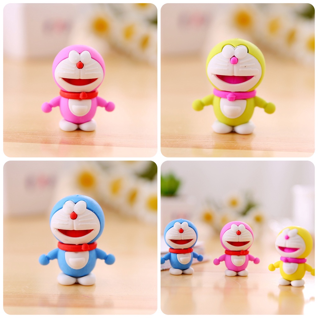 Tẩy bút chì doremon giá rẻ cho bé_ bộ dụng cụ học tập cho bé giá rẻ