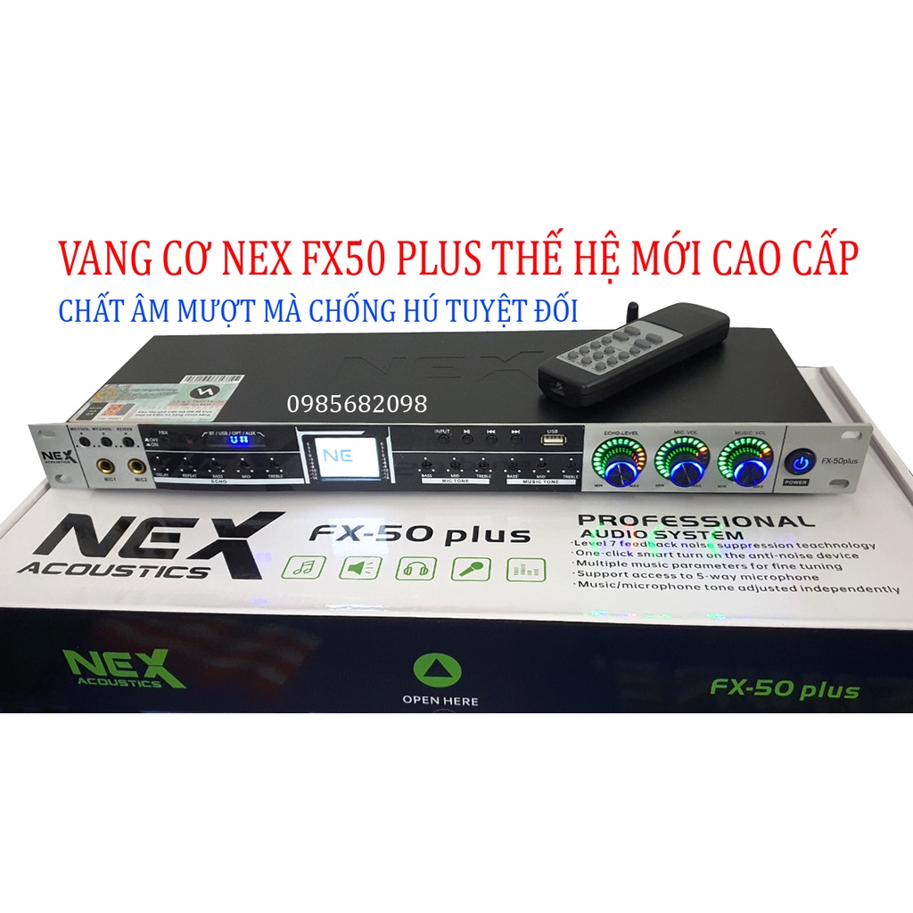 Vang Cơ Nex FX50 PLUS Mới 2022 chống hú Tốt-Vang Nex FX50 Chất ÂM Tuyệt Vời Siêu Giảm Giá -tặng dây