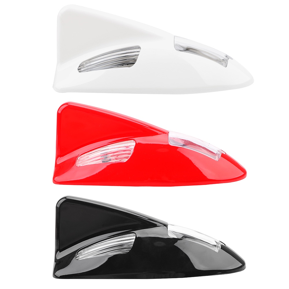 Ăng Ten Vây Cá Mập Có Đèn LED Nhấp Nháy Bảo Vệ Gắn Nóc Xe Hơi Dùng Năng Lượng Mặt Trời